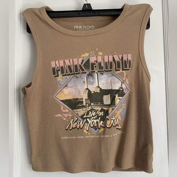 Pink Floyd “ Live in NY” Graphic Cropped Tank Size: Small - Picture 2 of 5